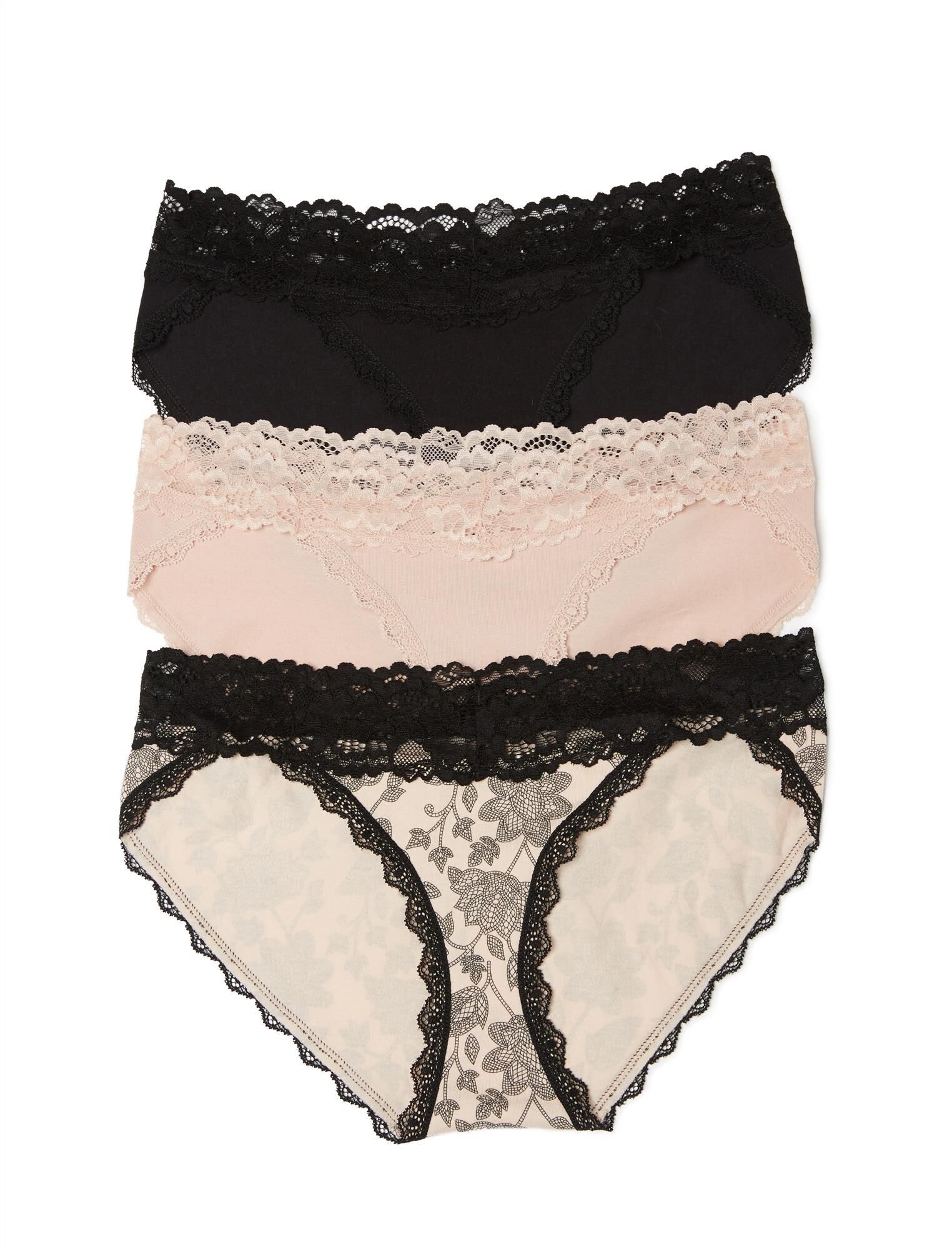 Jessica Simpson Maternity Bikini Panties (3 Pack) sold by Motherhood Maternity product image thumbnail 5