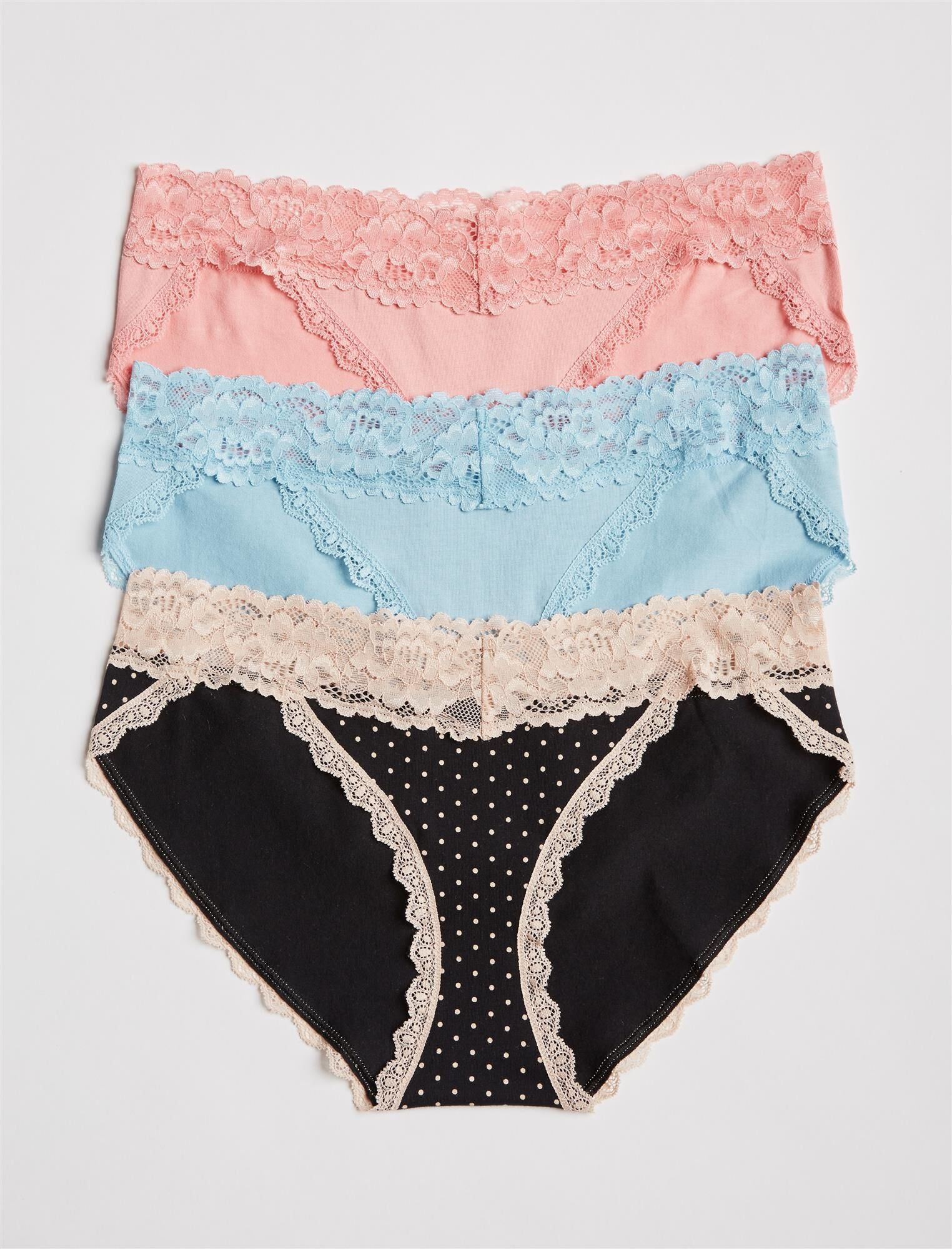 Jessica Simpson Maternity Bikini Panties (3 Pack) sold by Motherhood Maternity