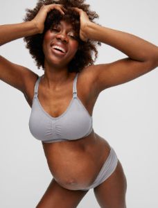 Seamless Clip Down Maternity And Nursing Bra sold by Motherhood Maternity