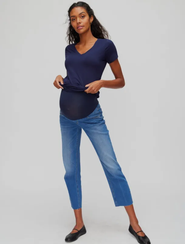 Secret Fit Belly Straight Leg Maternity Jeans sold by Motherhood Maternity