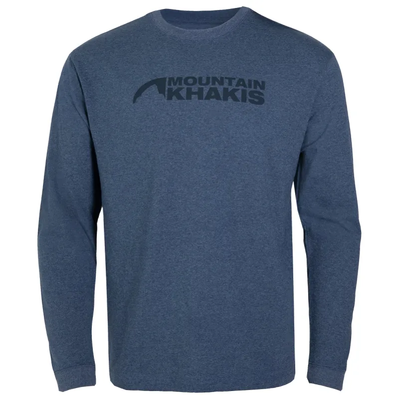 Men's MK Extended Logo Long Sleeve T-Shirt sold by Mountain Khakis