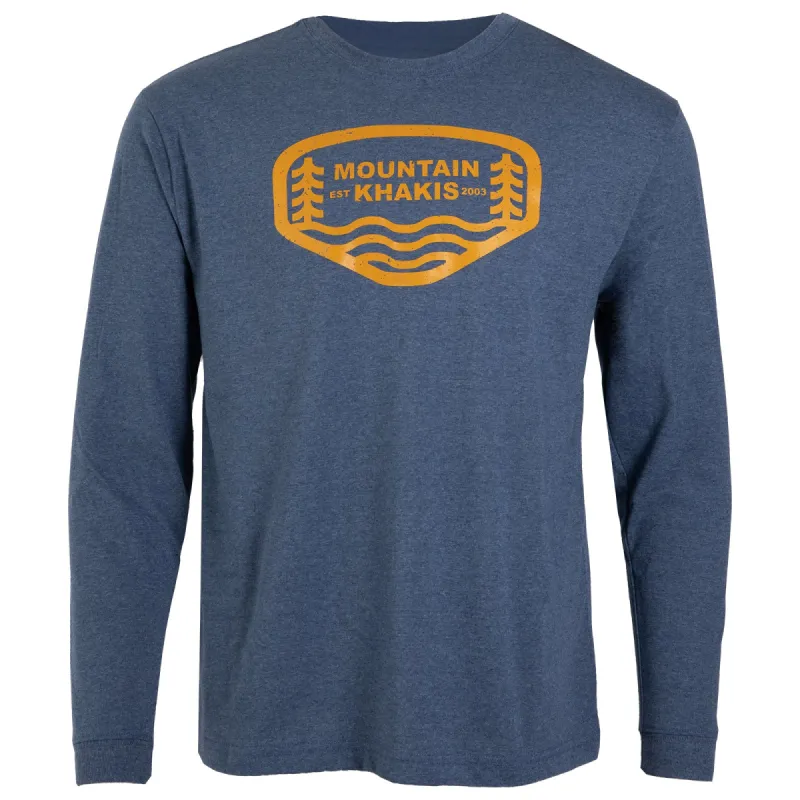 Men's MK Badge Long Sleeve T-Shirt sold by Mountain Khakis