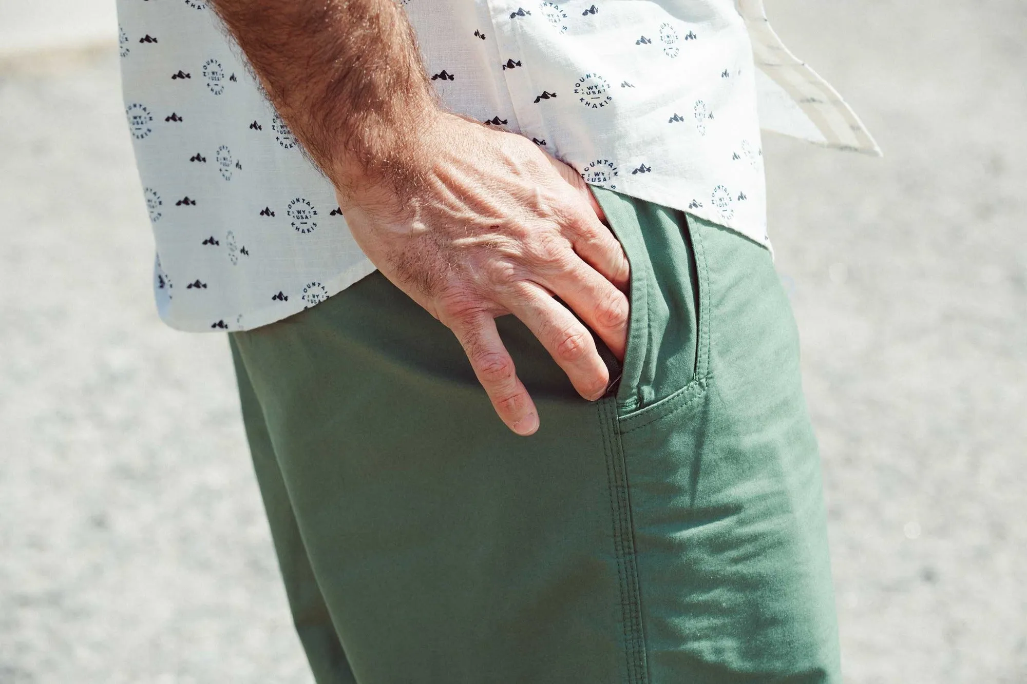 Men's Stretch Poplin Short (sale) | Parent sold by Mountain Khakis product image thumbnail 4