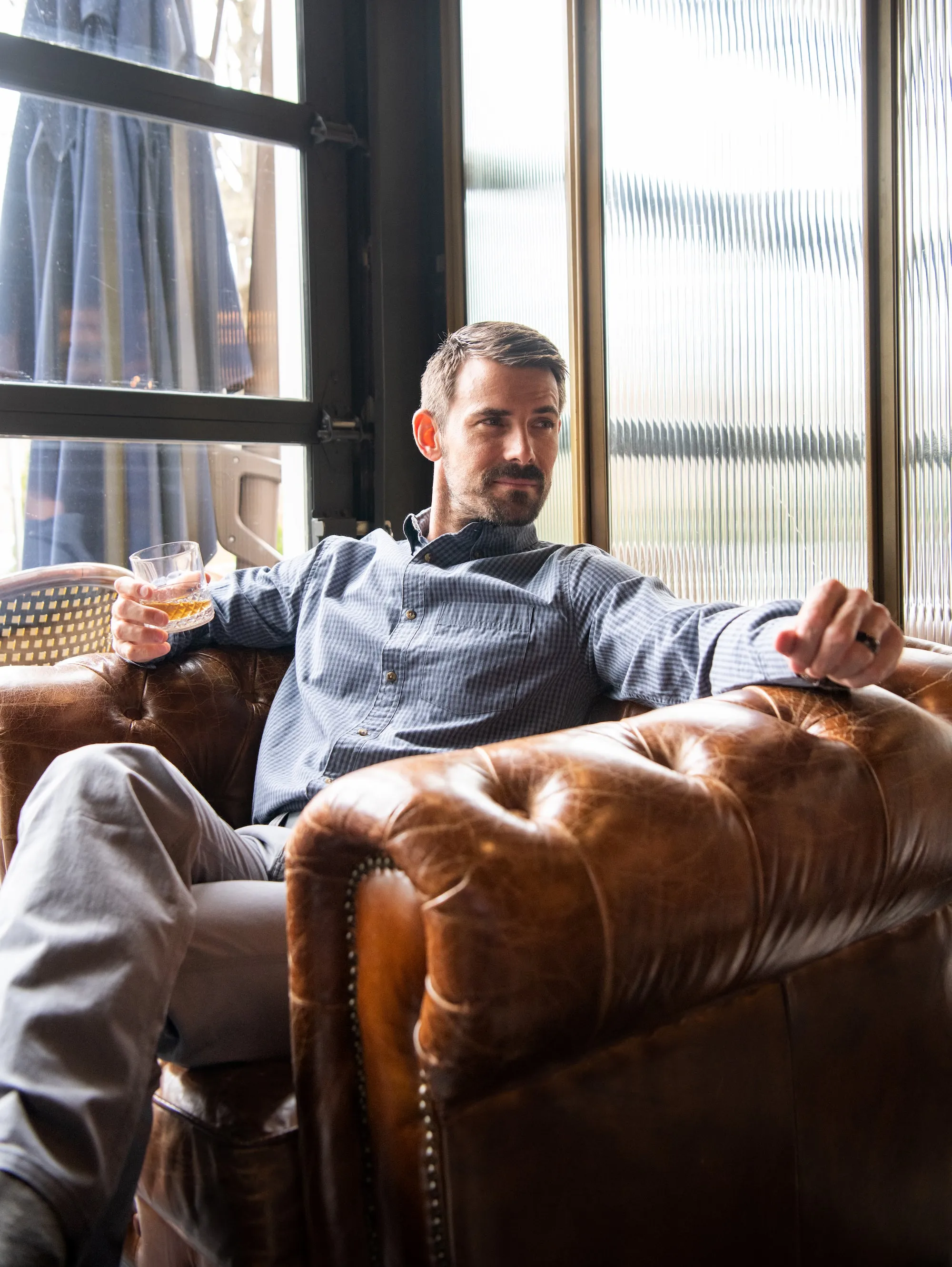 Men's Gingham Long Sleeve Woven Shirt sold by Mountain Khakis product image thumbnail 5