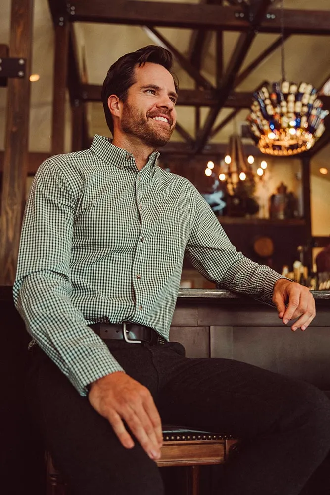 Men's Gingham Long Sleeve Woven Shirt sold by Mountain Khakis product image thumbnail 2