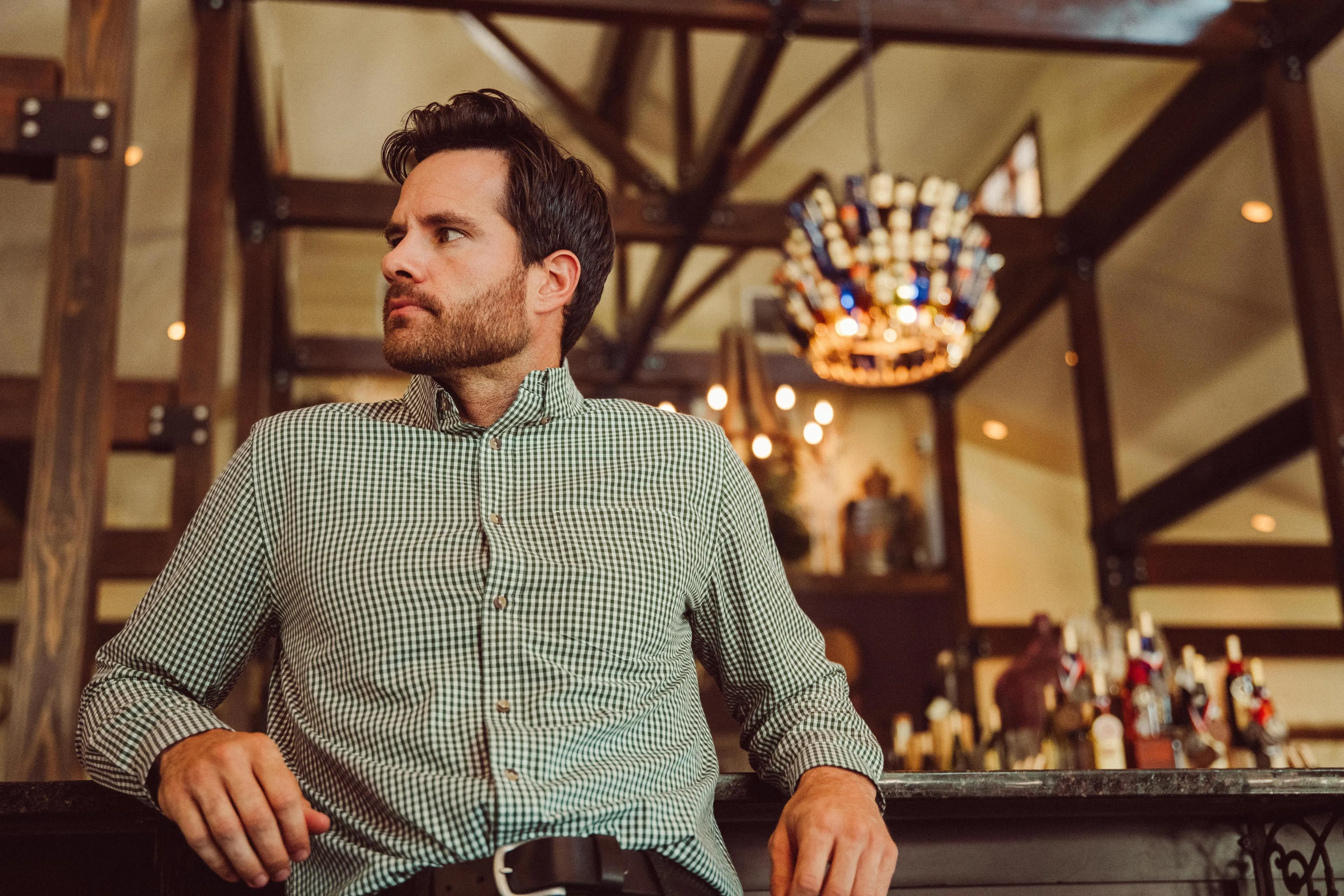 Men's Gingham Long Sleeve Woven Shirt sold by Mountain Khakis product image thumbnail 4