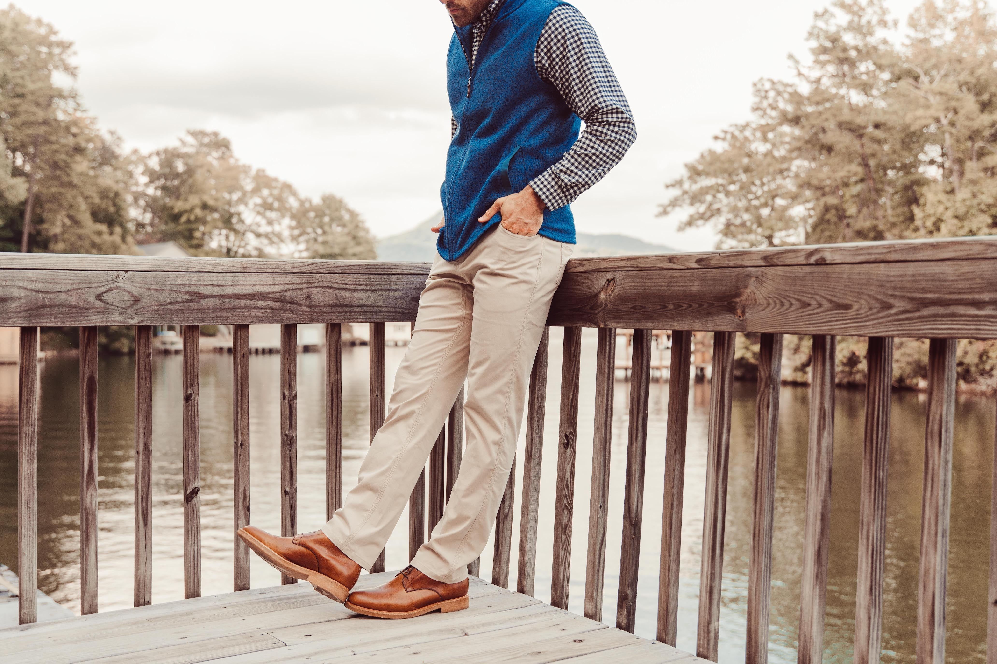 Men's Larimer Pant Slim Fit / Retro Khaki sold by Mountain Khakis product image thumbnail 2