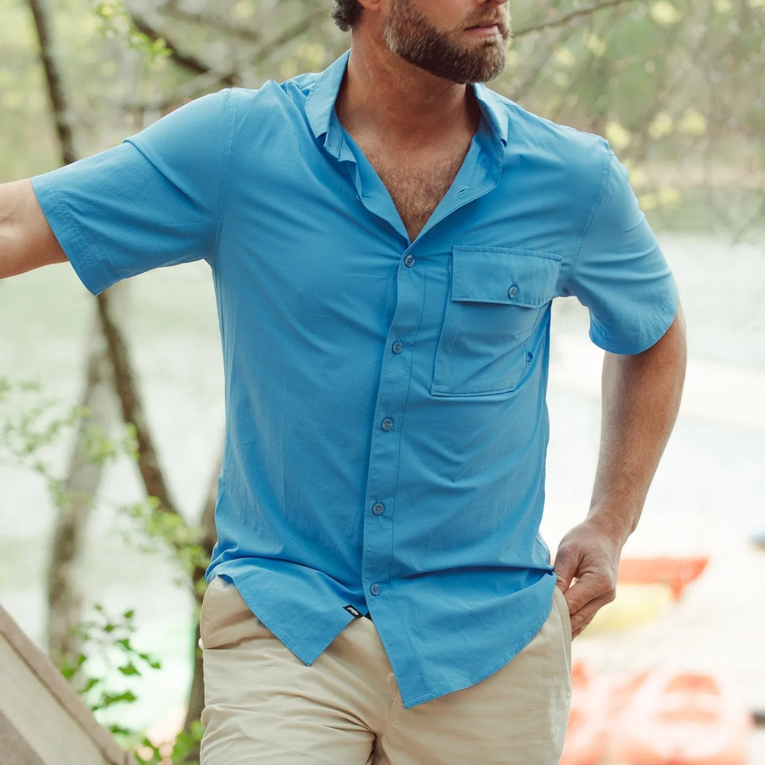 Rivers Short Sleeve Woven Shirt sold by Mountain Khakis product image thumbnail 5