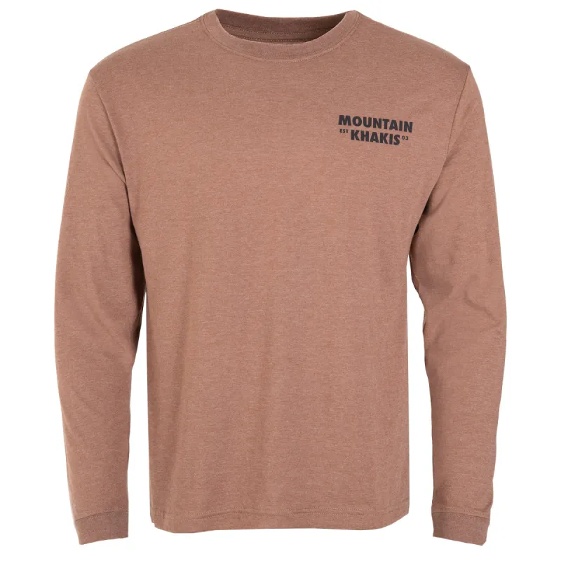 Men's MK Bison Patch Long Sleeve T-Shirt sold by Mountain Khakis