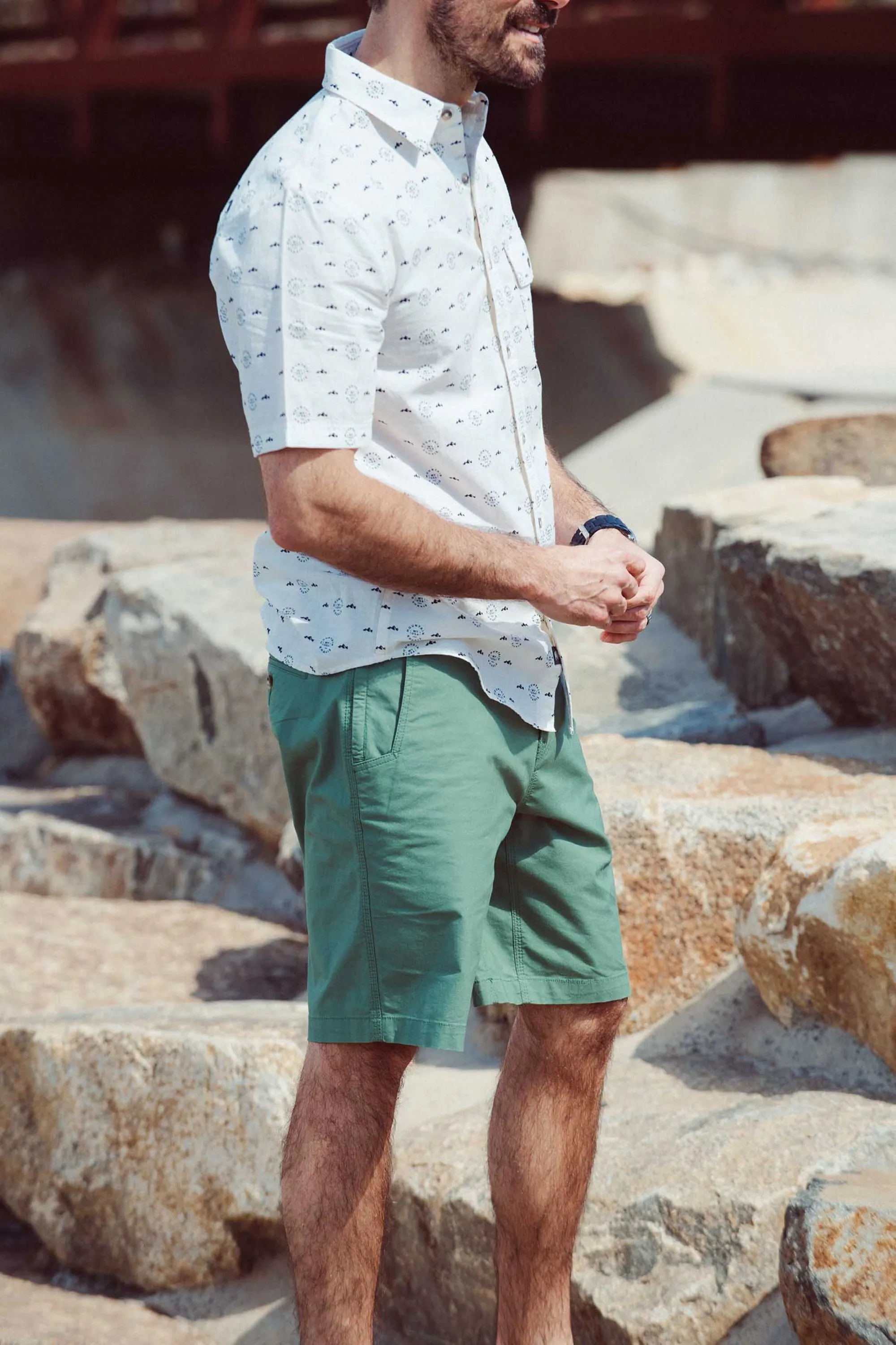 Men's Stretch Poplin Short | Parent sold by Mountain Khakis product image thumbnail 2