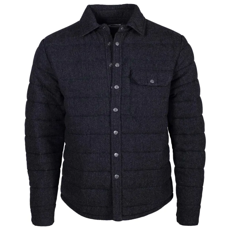 Archer Herringbone Shirtjac made by Mountain Khakis