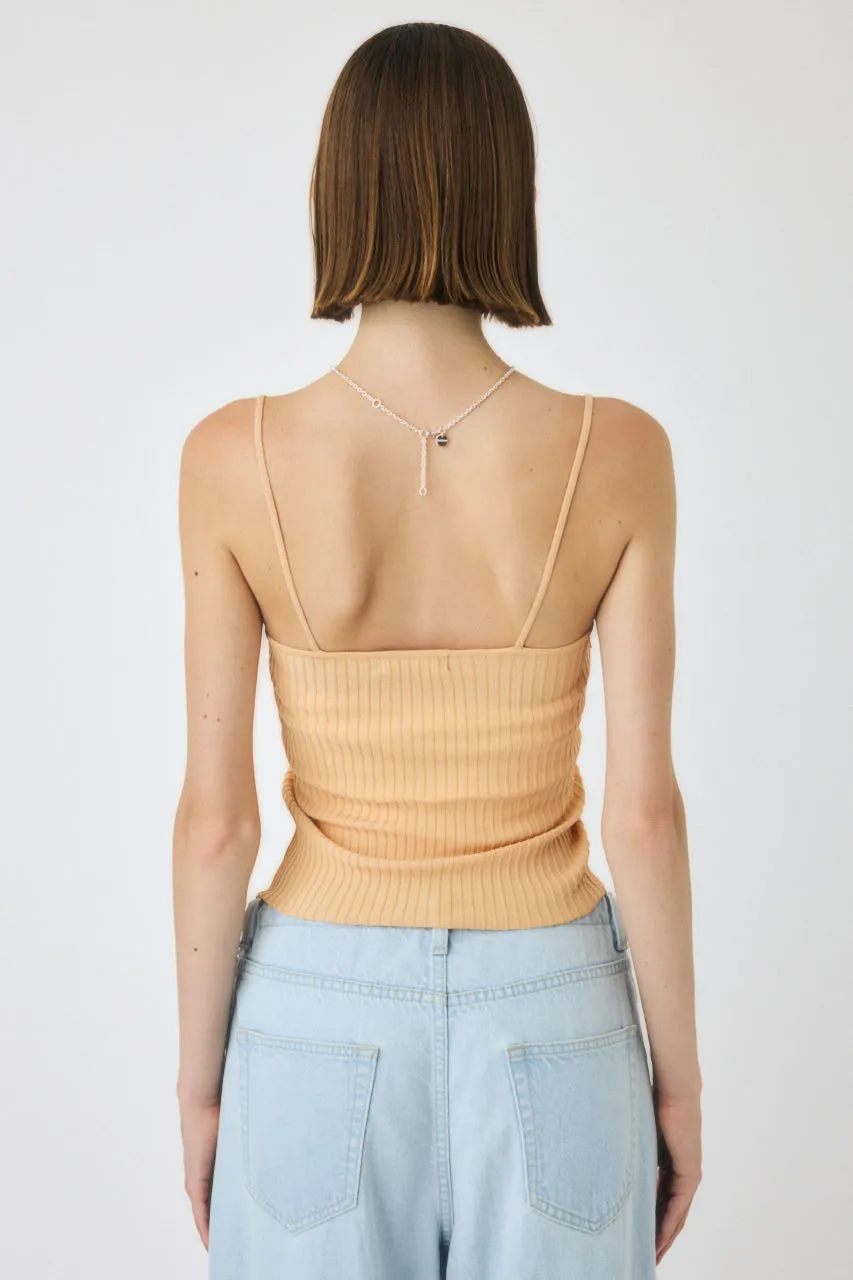LACE TRIM RIB CAMI sold by Moussy product image thumbnail 3