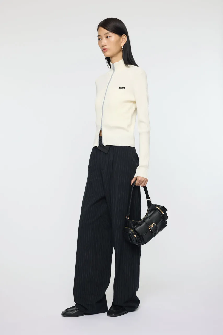 BI COLOR MIDDLE NECK TOP sold by Moussy product image thumbnail 3