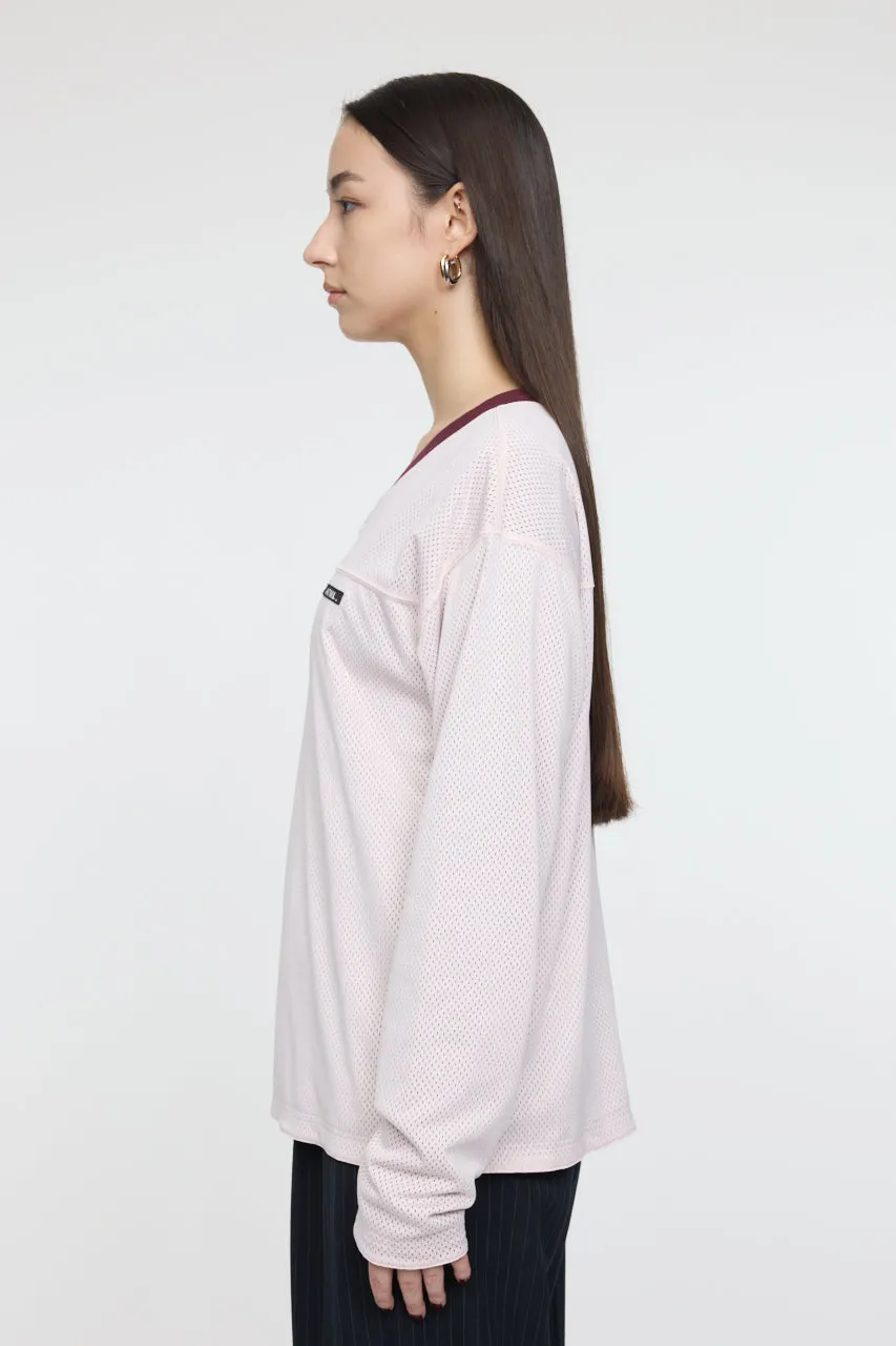 REVERSIBLE MESH LONG SLEEVE TEE sold by Moussy product image thumbnail 4