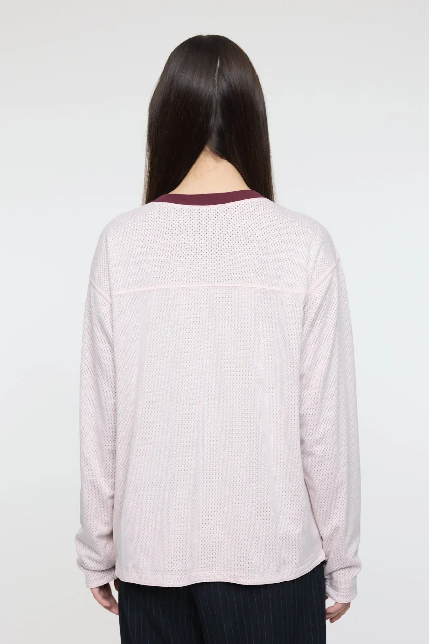 REVERSIBLE MESH LONG SLEEVE TEE sold by Moussy product image thumbnail 5