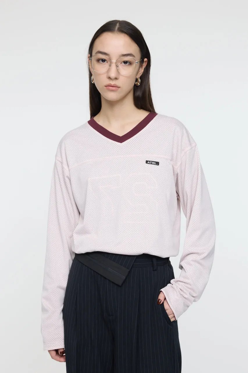 REVERSIBLE MESH LONG SLEEVE TEE sold by Moussy product image thumbnail 3