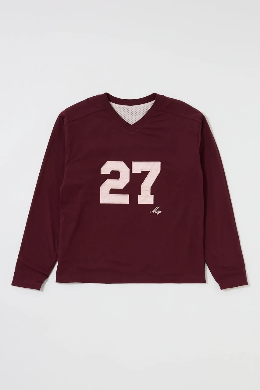 REVERSIBLE MESH LONG SLEEVE TEE sold by Moussy product image thumbnail 2