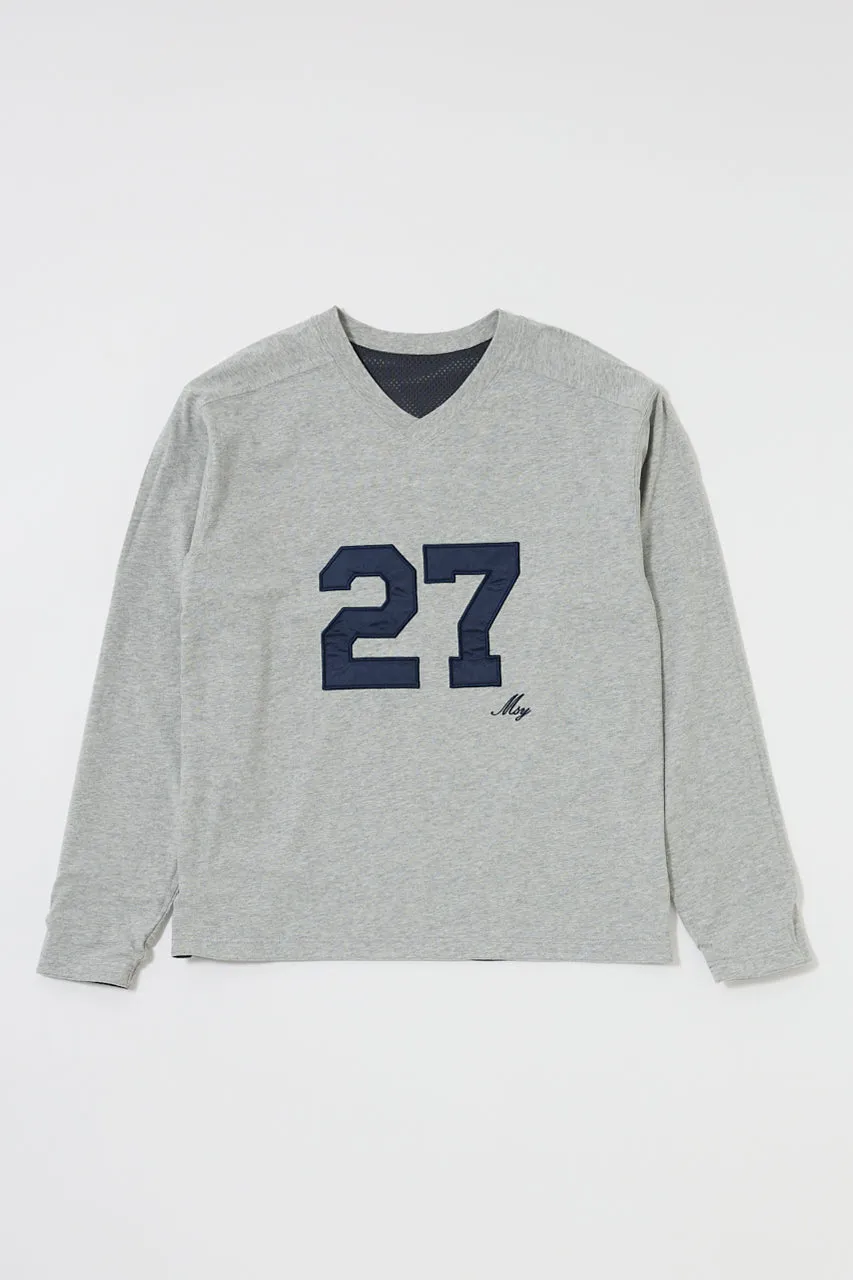 REVERSIBLE MESH LONG SLEEVE TEE sold by Moussy product image thumbnail 2