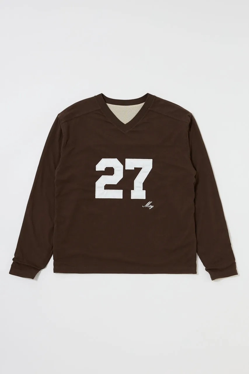 REVERSIBLE MESH LONG SLEEVE TEE sold by Moussy product image thumbnail 2