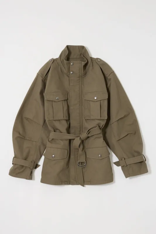 BELTED CARGO JACKET sold by Moussy