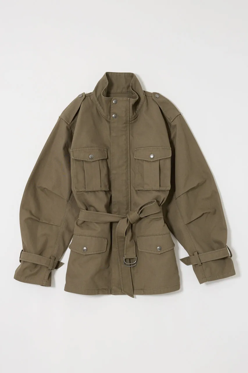 BELTED CARGO JACKET sold by Moussy