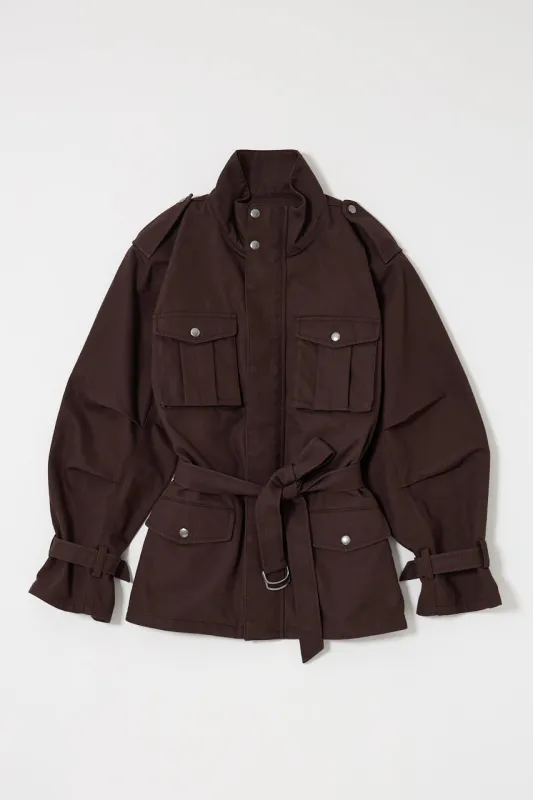 BELTED CARGO JACKET sold by Moussy