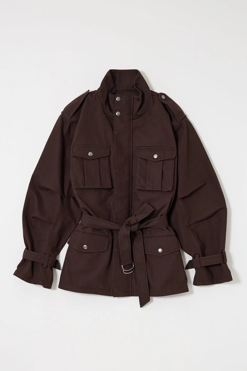 BELTED CARGO JACKET sold by Moussy