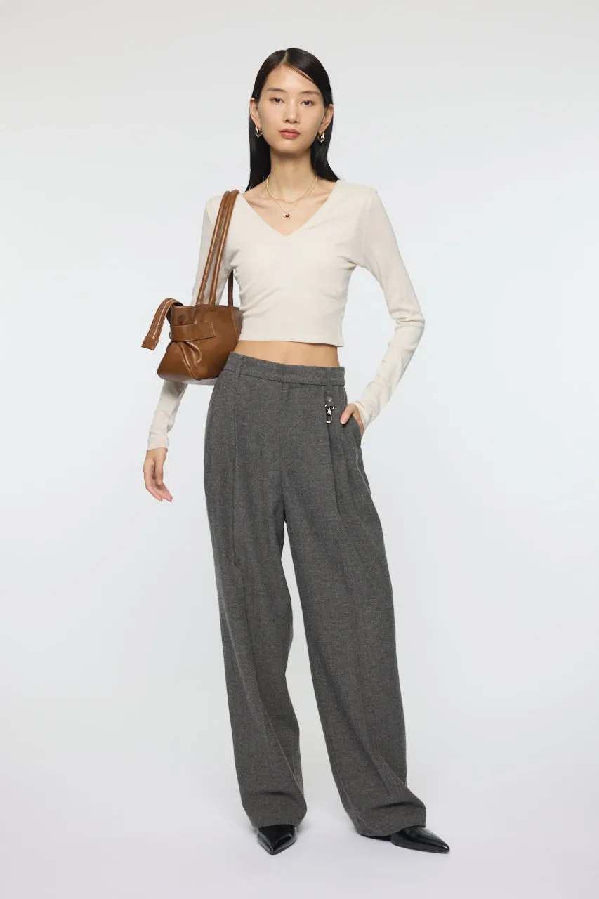 DEEP V CUP LONG SLEEVE TEE sold by Moussy product image thumbnail 4