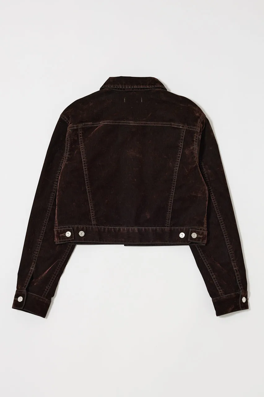 VELVET SHORT JACKET sold by Moussy product image thumbnail 5