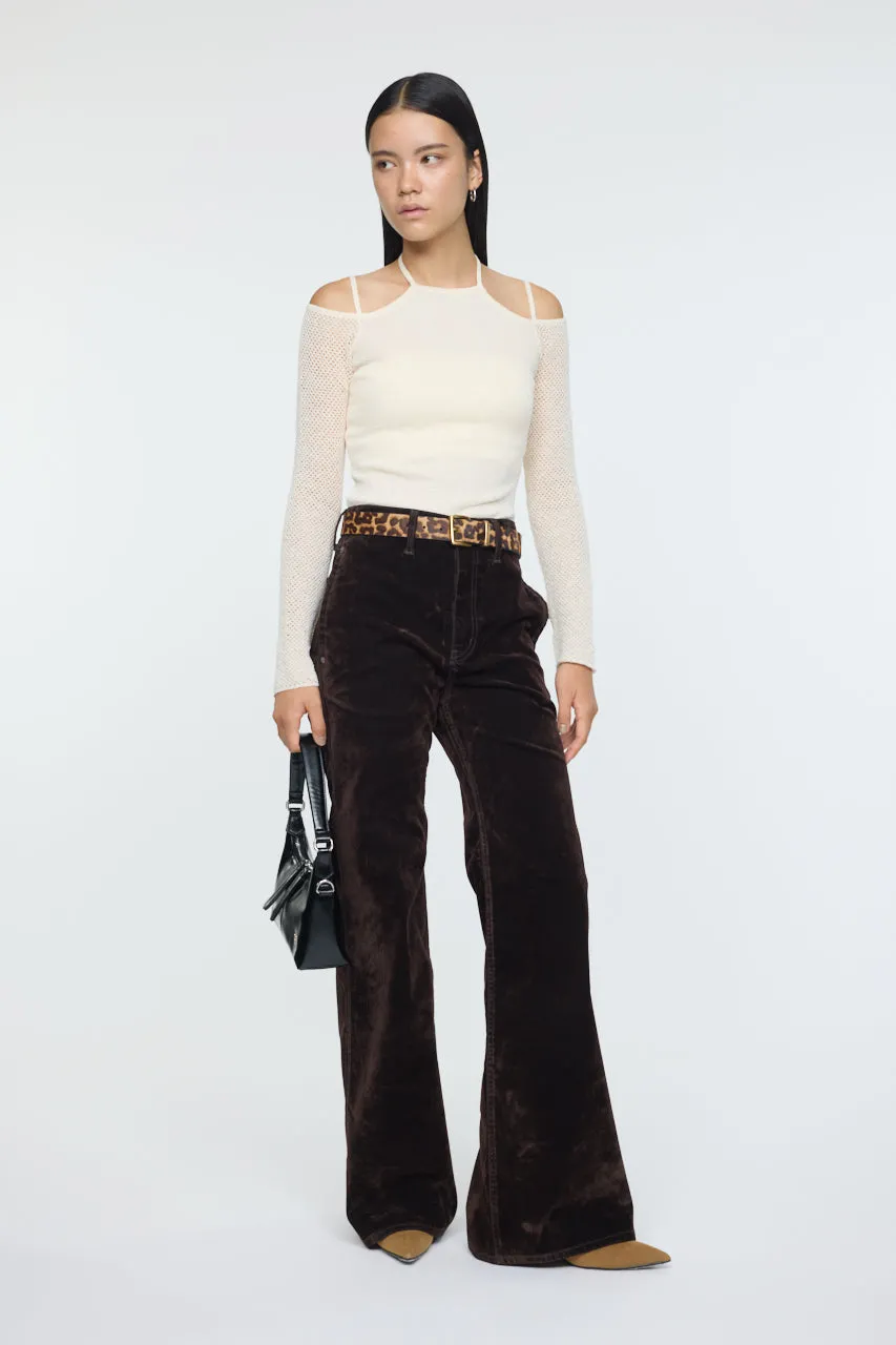VELVET LONG LEG FLARE sold by Moussy product image thumbnail 4