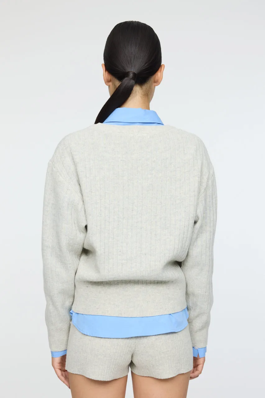 ZIP UP KNIT CARDIGAN sold by Moussy product image thumbnail 4
