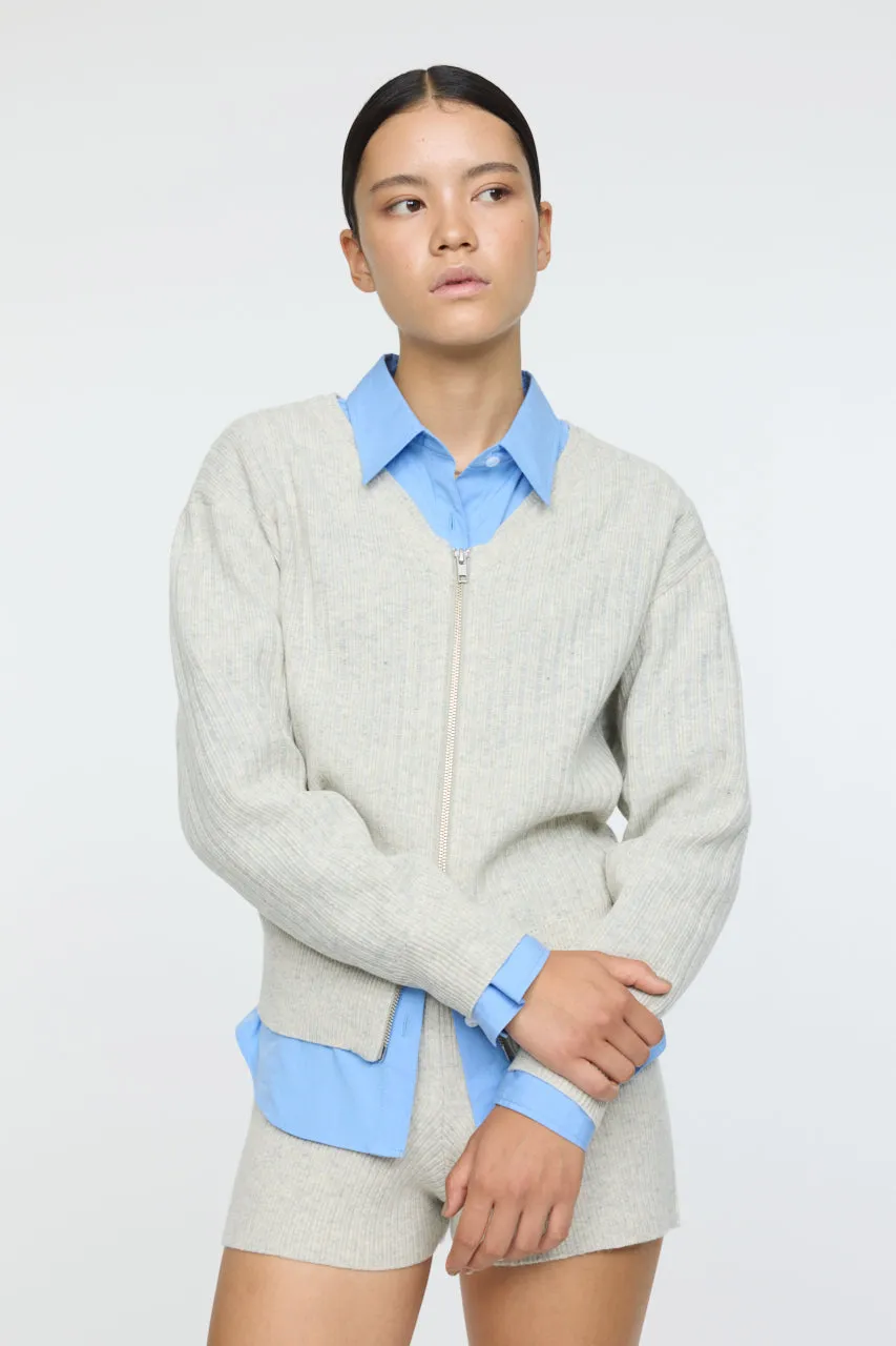 ZIP UP KNIT CARDIGAN sold by Moussy product image thumbnail 2