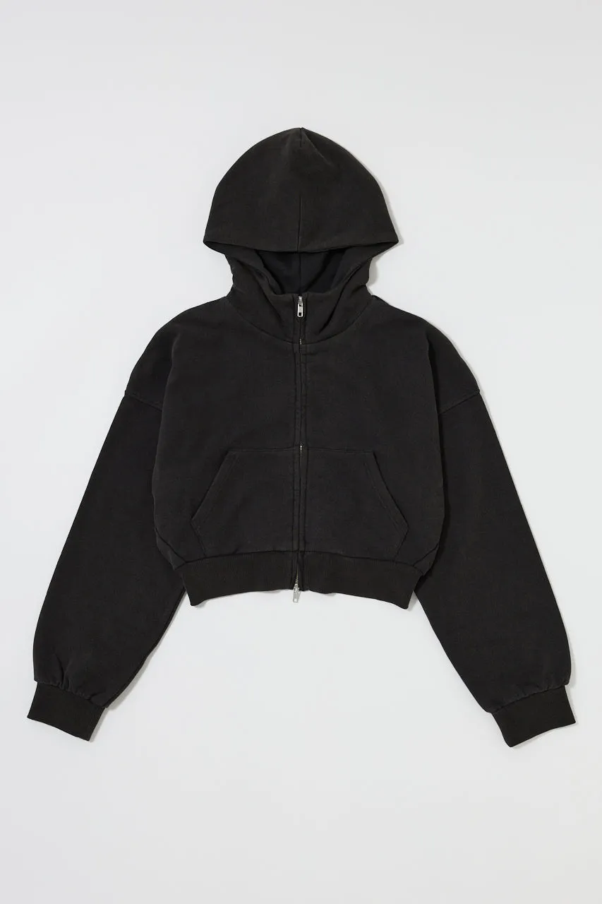 SHORT ZIP UP HOODIE sold by Moussy