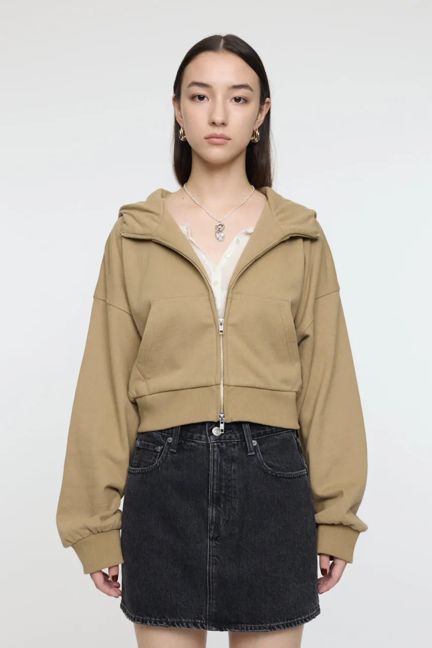SHORT ZIP UP HOODIE sold by Moussy product image thumbnail 2