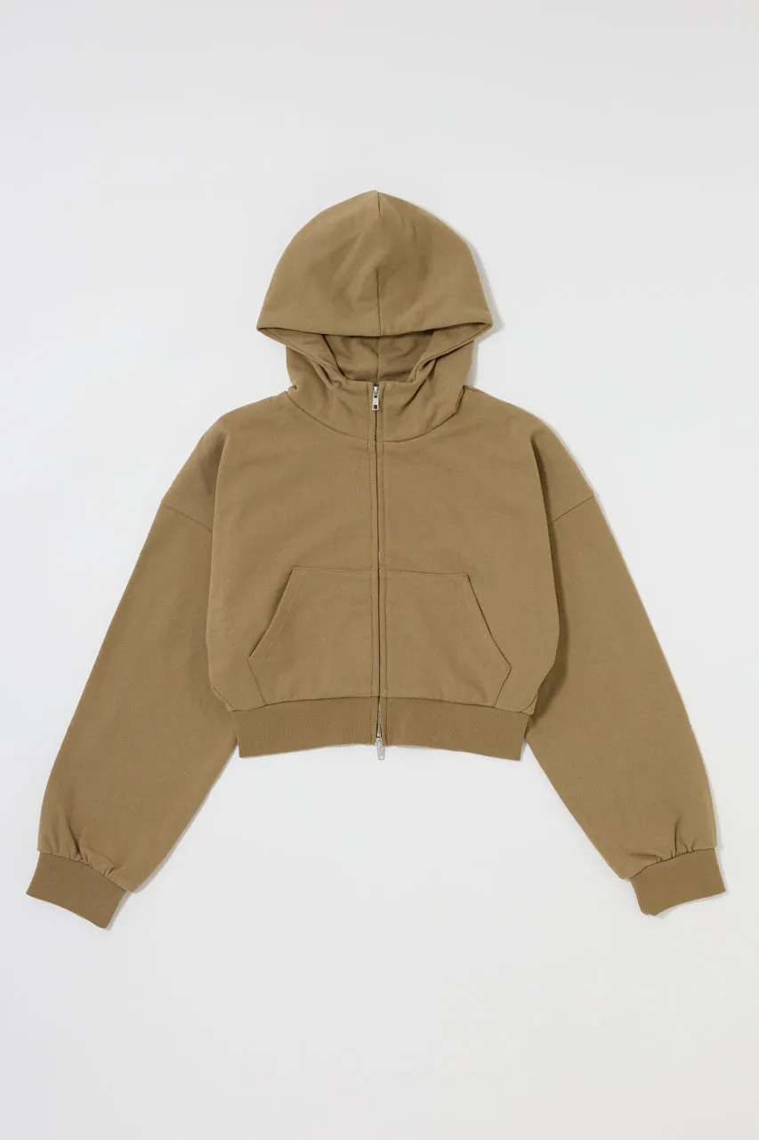 SHORT ZIP UP HOODIE sold by Moussy