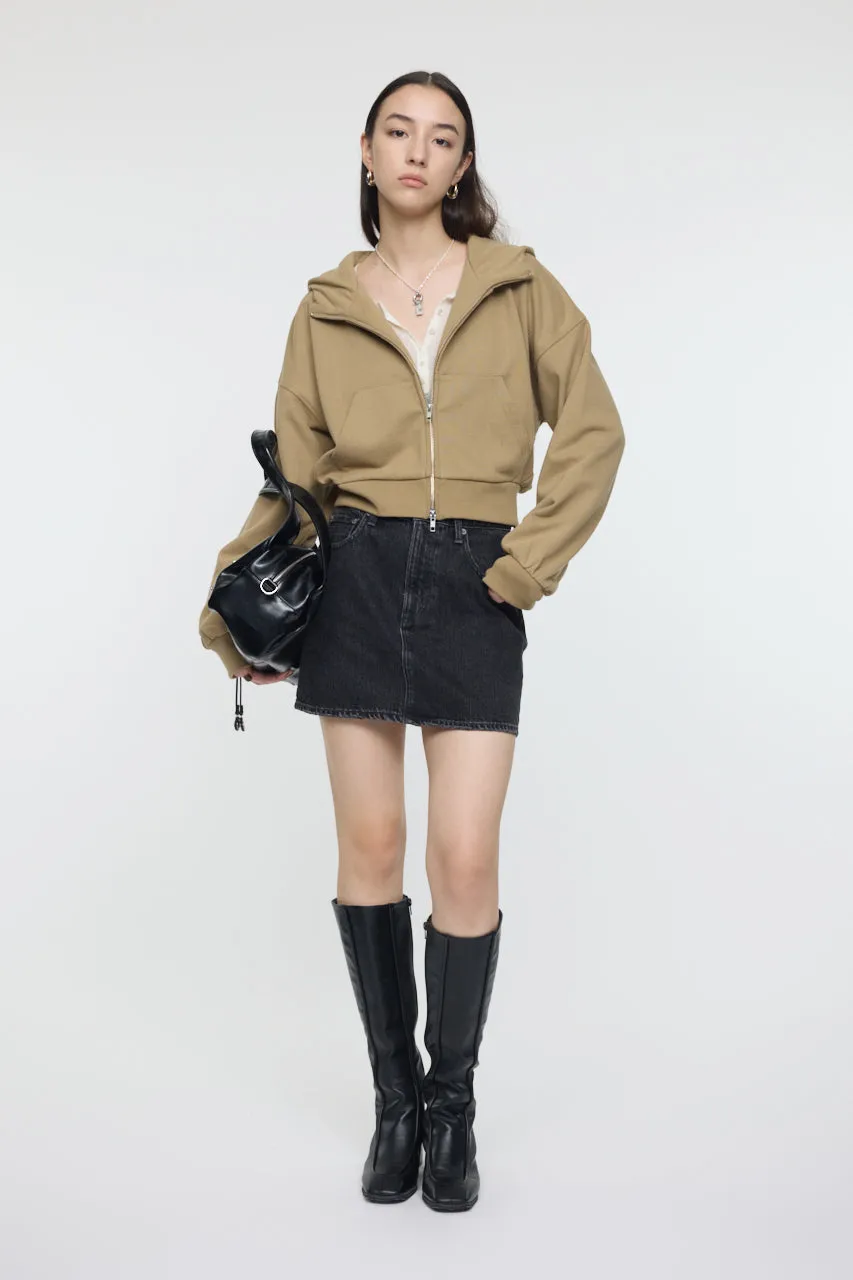SHORT ZIP UP HOODIE sold by Moussy product image thumbnail 3