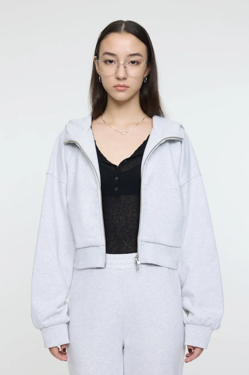 SHORT ZIP UP HOODIE sold by Moussy product image thumbnail 2