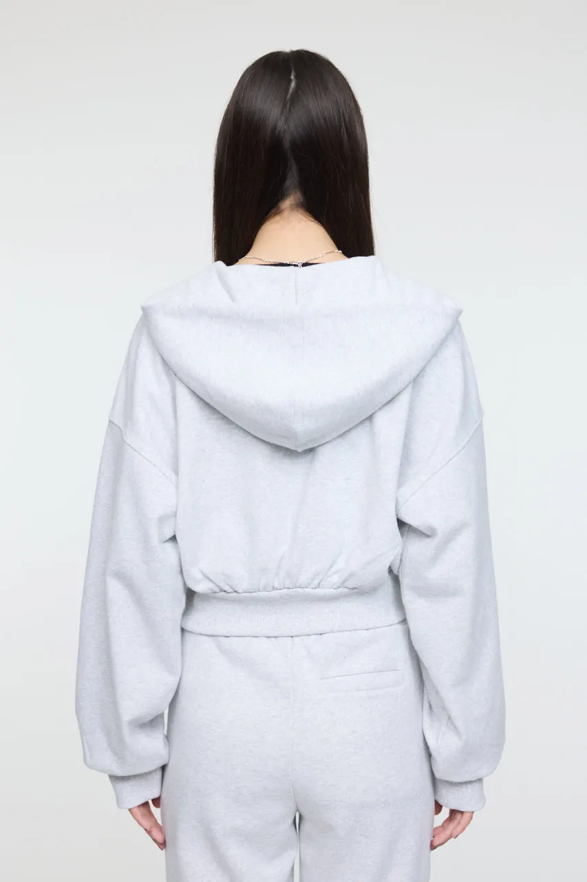 SHORT ZIP UP HOODIE sold by Moussy product image thumbnail 4