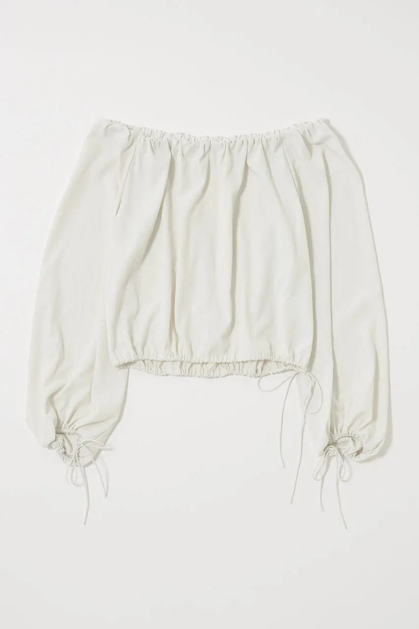 OFF SHOULDER PUFFY BLOUSE sold by Moussy