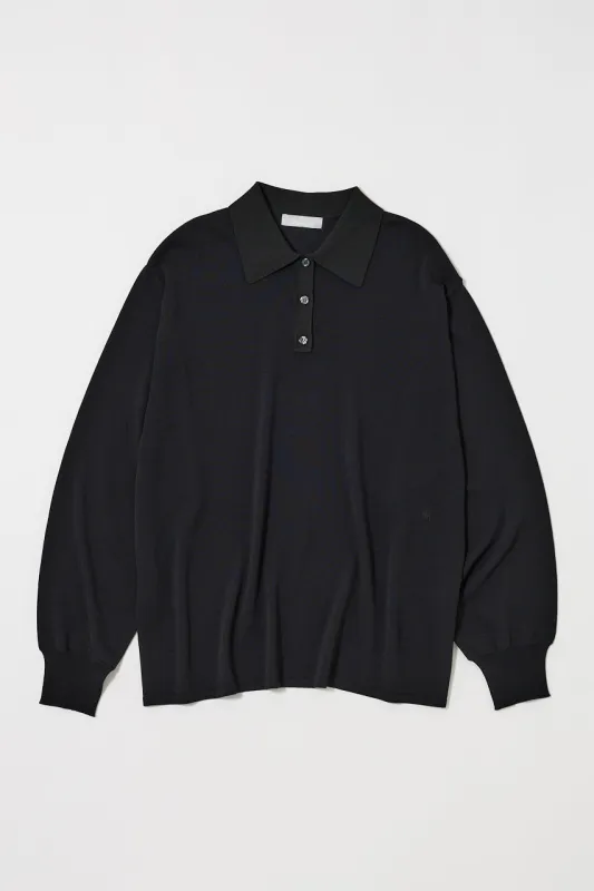 BORDER KNIT POLO sold by Moussy