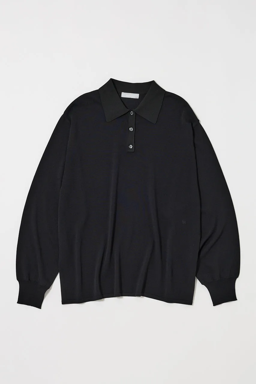 BORDER KNIT POLO sold by Moussy