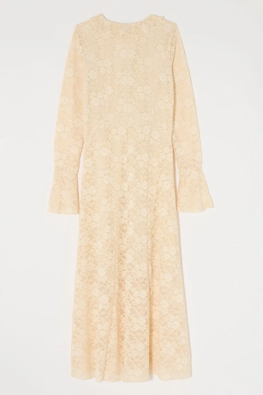 FLOCKY LACE DRESS sold by Moussy product image thumbnail 4