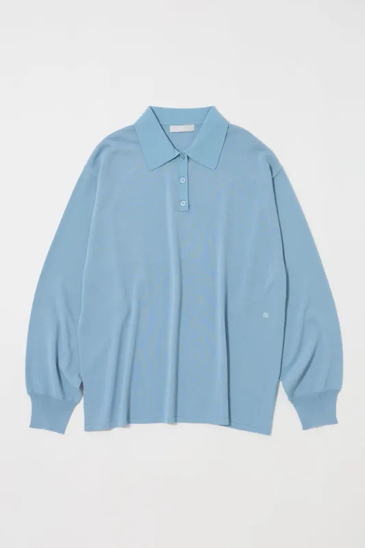 BORDER KNIT POLO sold by Moussy