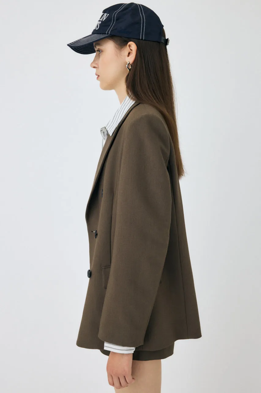DOUBLE BREASTED PEAKED JACKET sold by Moussy product image thumbnail 3