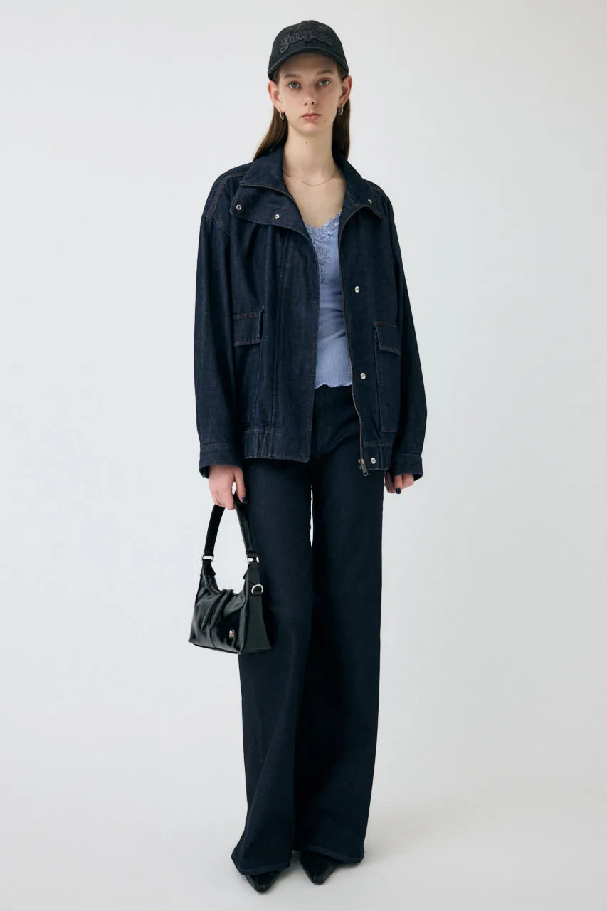 LACE TRIM LONG SLEEVE TEE sold by Moussy product image thumbnail 5