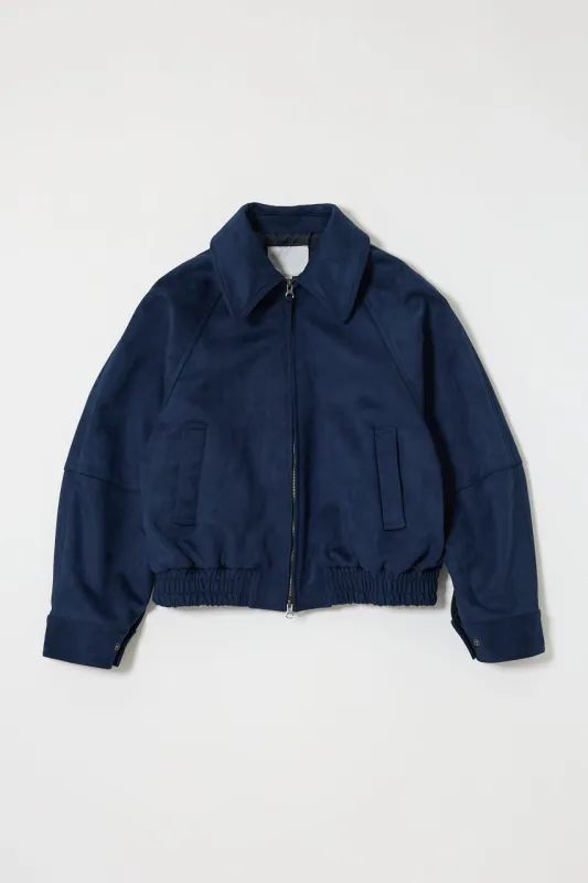 FAUX SUEDE GATHER BLOUSE sold by Moussy