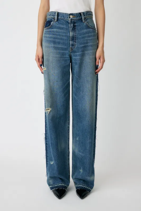 MIDRISE RIPPED STRAIGHT sold by Moussy