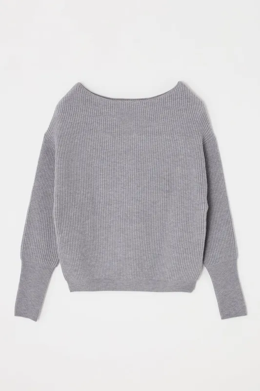 OFF SHOULDER KNIT TOP made by MOUSSY VINTAGE