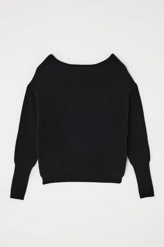 OFF SHOULDER KNIT TOP made by MOUSSY VINTAGE
