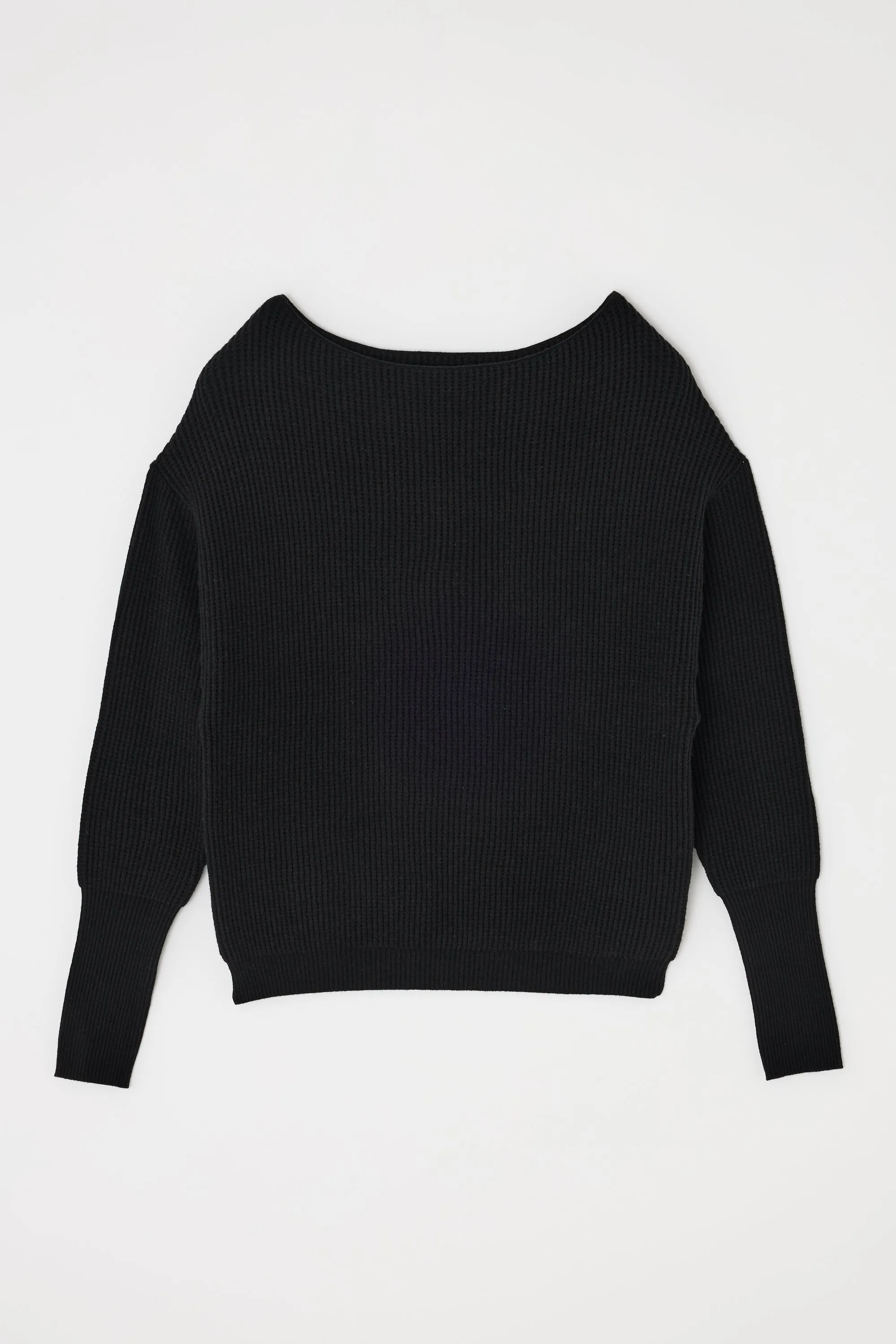 OFF SHOULDER KNIT TOP sold by Moussy